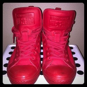 Converse Chuck Taylor Guardia Hi Rojo Monocromo 11